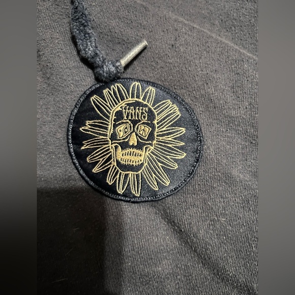 Navy blue Vans ladies hoodie with yellow emblem size medium - Picture 2 of 6